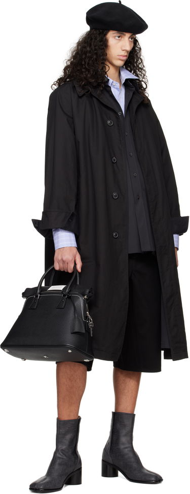Тренчкот Maison Margiela Maison Margiela Layered Trench Coat Черно | S50AH0137 M35354, 4