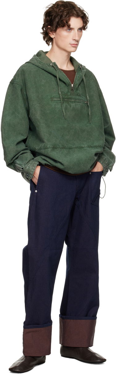 Яке JW Anderson JW Anderson Garment-Dyed Anorak Jacket Зелено | JK0397-PG1600, 3