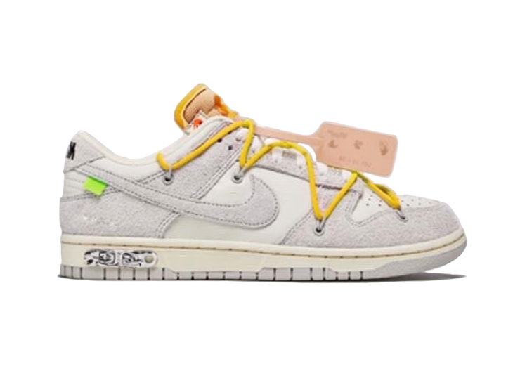 Кецове и обувки Nike Dunk Low Off-White Lot 39 Сиво | DJ0950-109, 0
