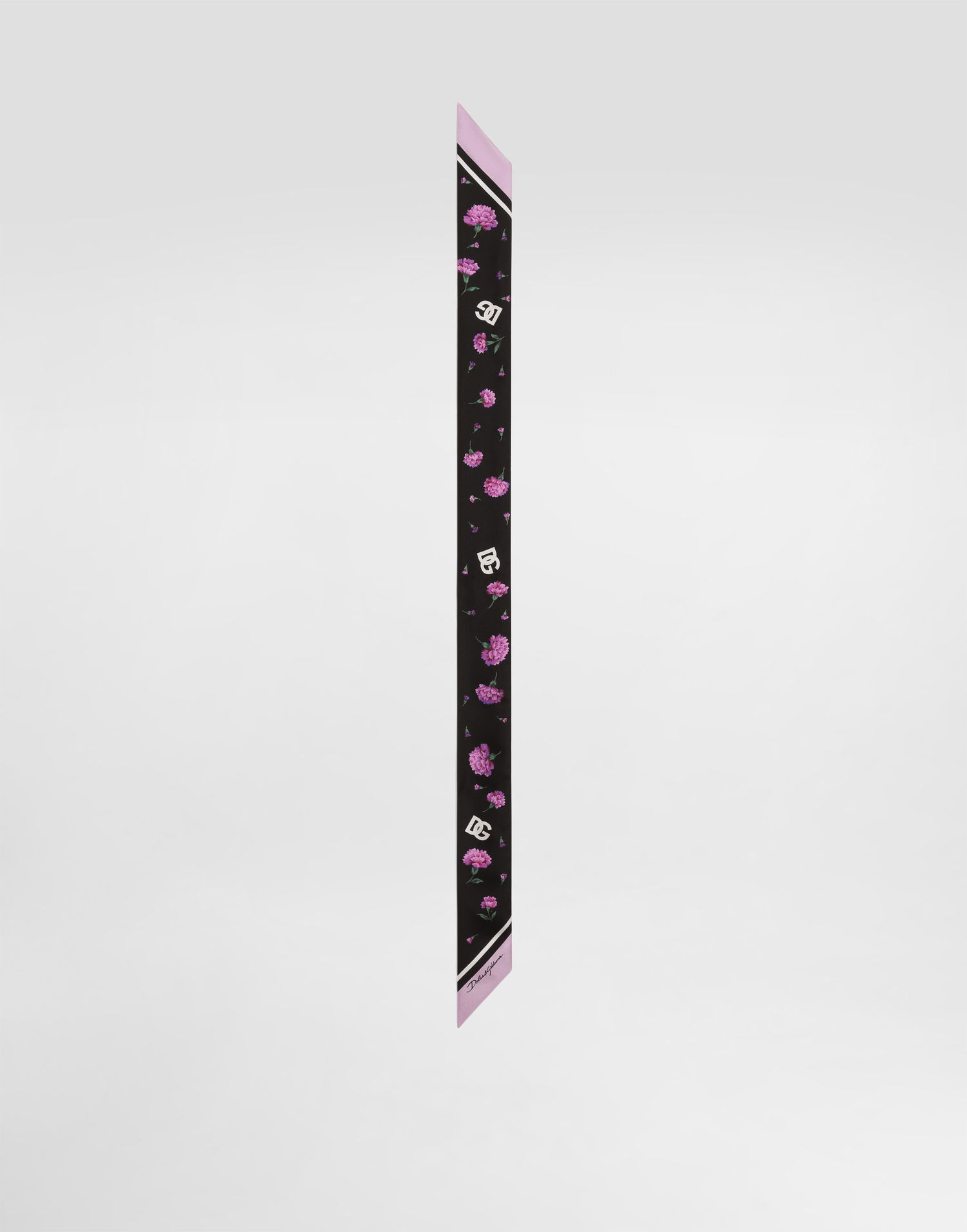 Шал Dolce & Gabbana Carnations-print Silk Twill Bandeau Многоцветен | FS215AGDDLIHN5XX, 0