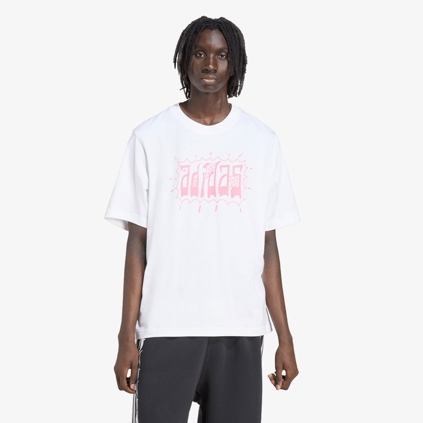 Тениска adidas Originals Graphic Oversized T-Shirt Бяло | JW0207