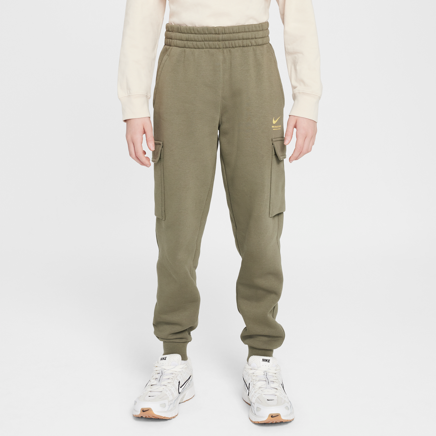 Карго панталони Nike Nike Sportswear Fleece Cargo Pants Зелено | HV6972-222, 0