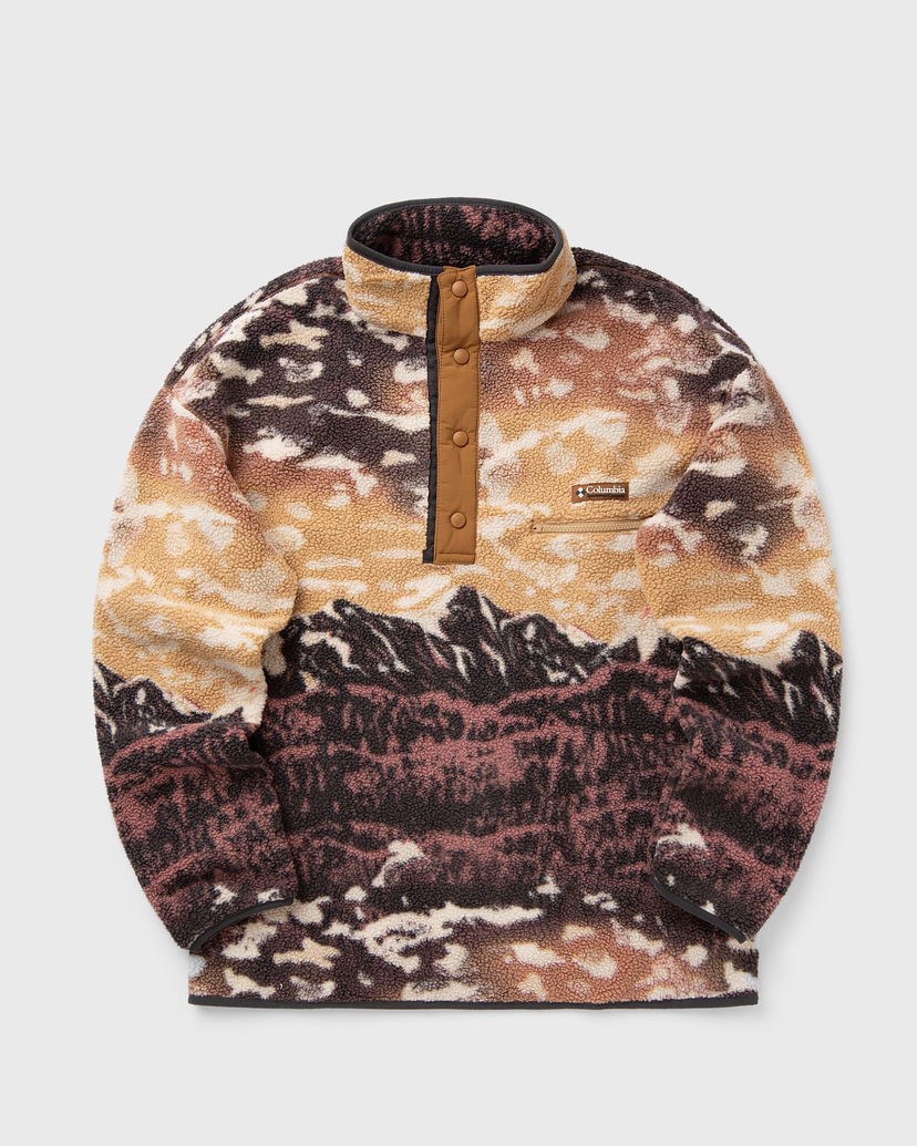 Пуловер Columbia Helvetia II Printed Half Snap Fleece Pullover Кафяво | 2098461225