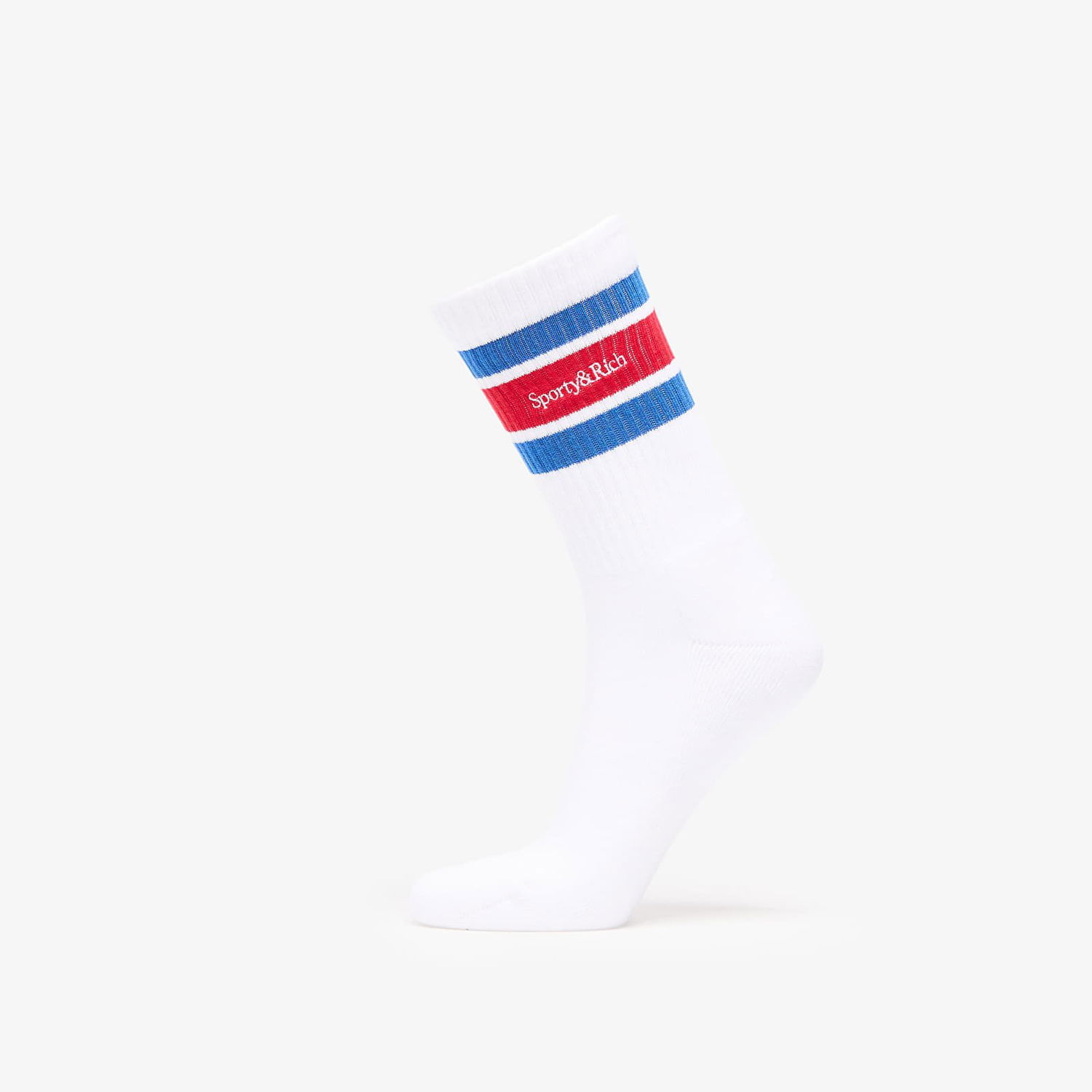 Чорапи Sporty & Rich Sporty & Rich Serif Logo Socks Бяло | AC004622300WH44, 0