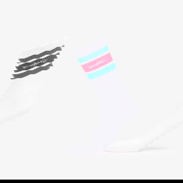 Чорапи Sporty & Rich Sporty & Rich Serif Logo Socks Бяло | AC004622300WH44, 0