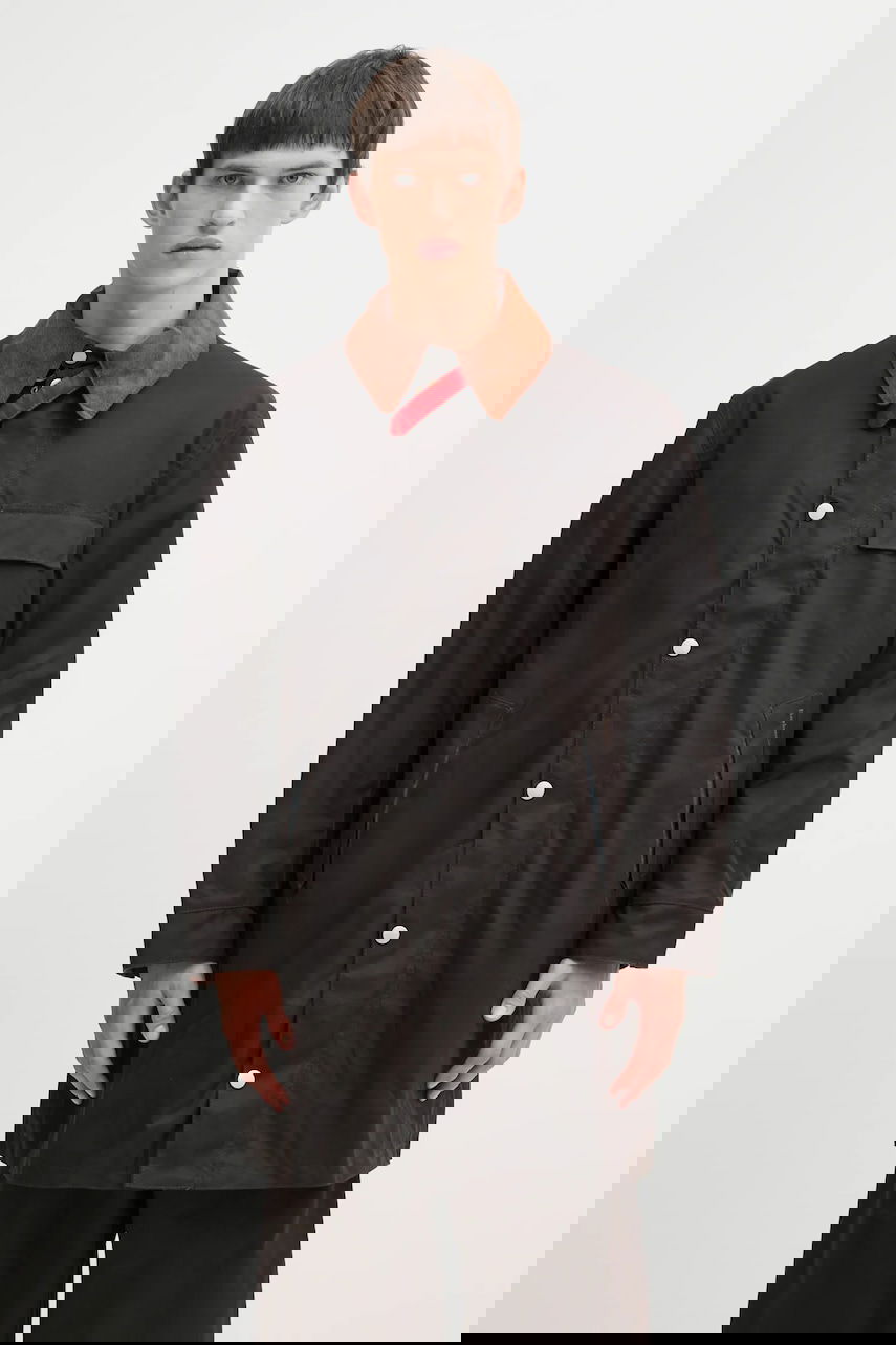 Яке Barbour Barbour x Paul Smith Beeston Wax Transitional Jacket with Corduroy Collar Кафяво | MWX2514RU71, 0