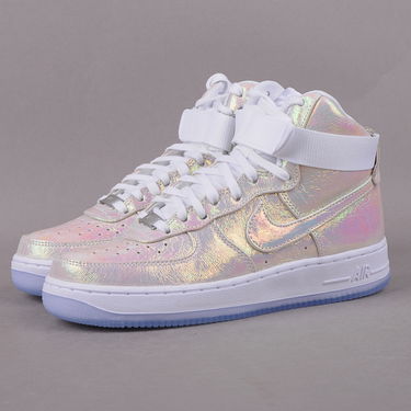 Кецове и обувки Nike Air Force 1 Hi Premium QS W Бяло | 704516-100, 1