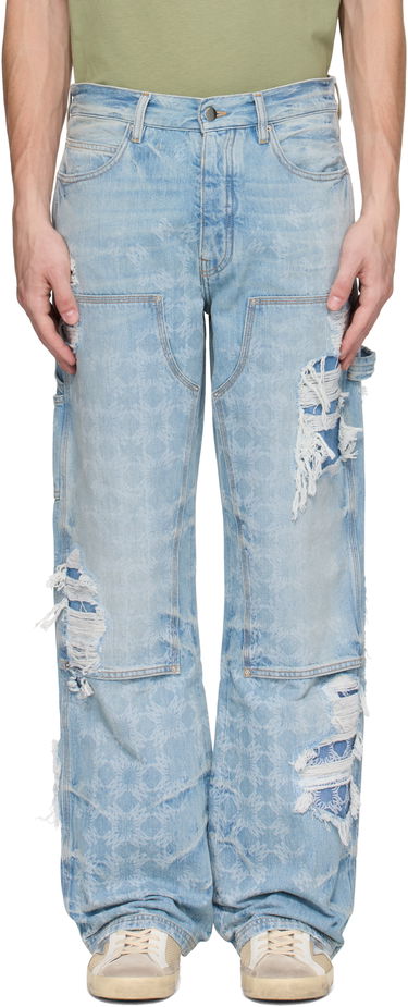 Дънки AMIRI AMIRI Repair Carpenter Jeans Синьо | AMDNGH1094, 0