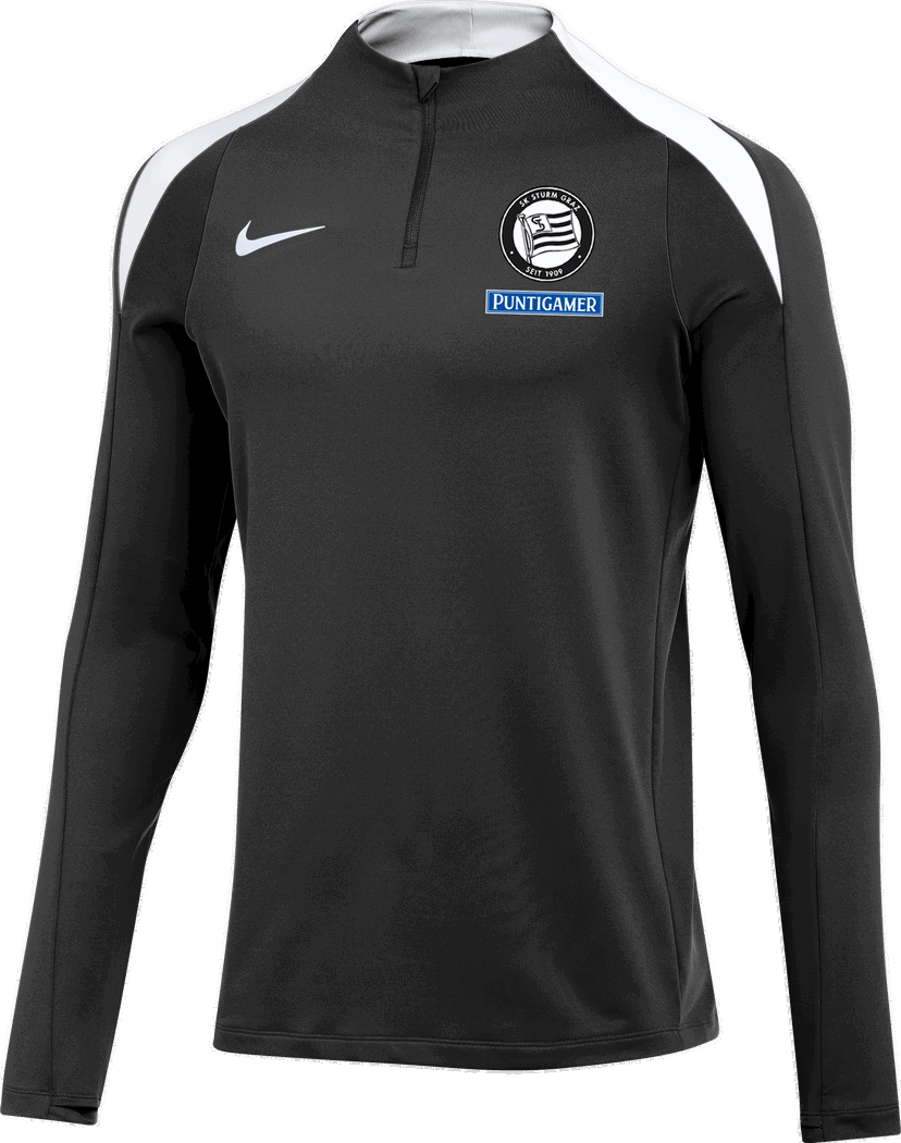 Суитчър Nike Sturm Graz Long-Sleeve Quarter-Zip Training Top Черно | stgfd7569-010