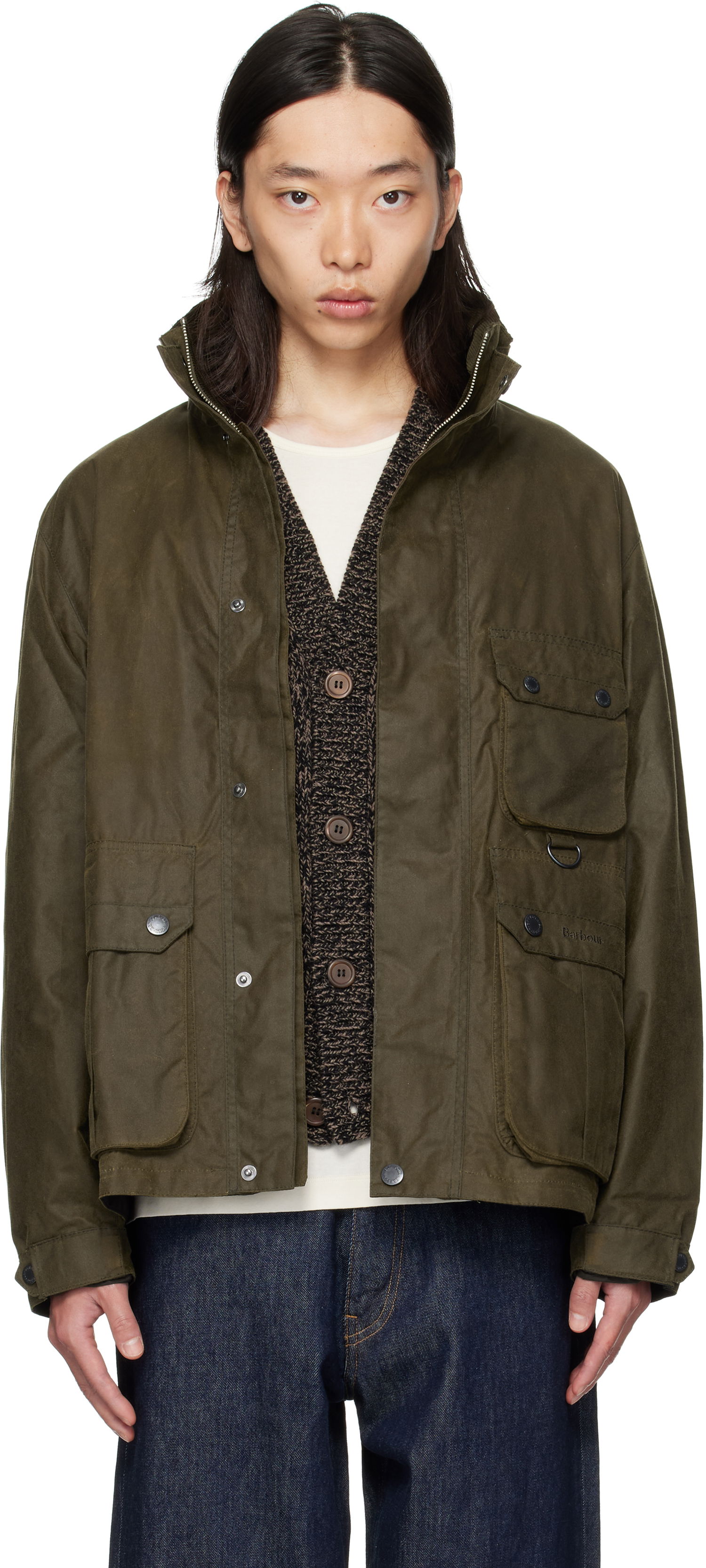 Яке Barbour Barbour Re-Engineered Utility Bedale Waxed Jacket Зелено | MWX2483SN91, 0
