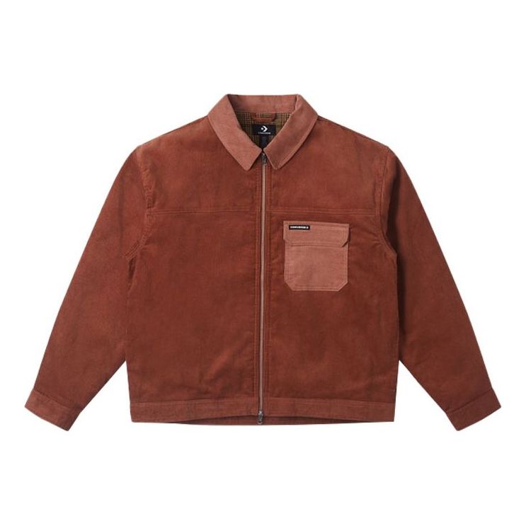 Яке Converse Corduroy Padded Jacket Кафяво | 10025260-A02