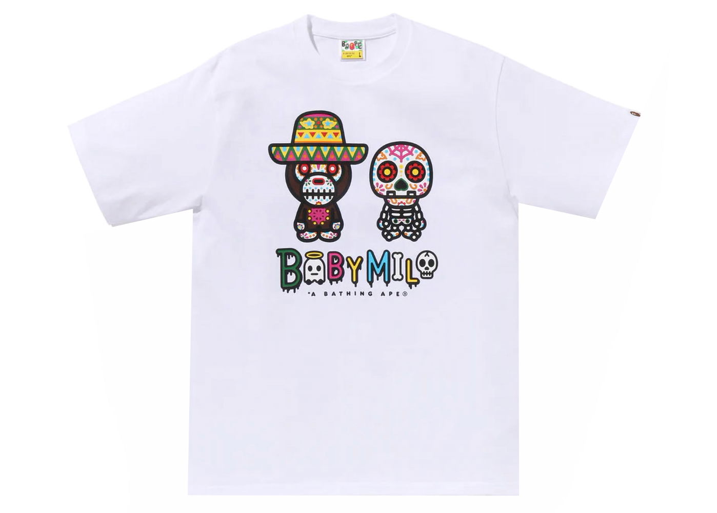 Тениска BAPE BAPE Halloween Baby Milo Tee White Бяло | 2J70-110-002, 0