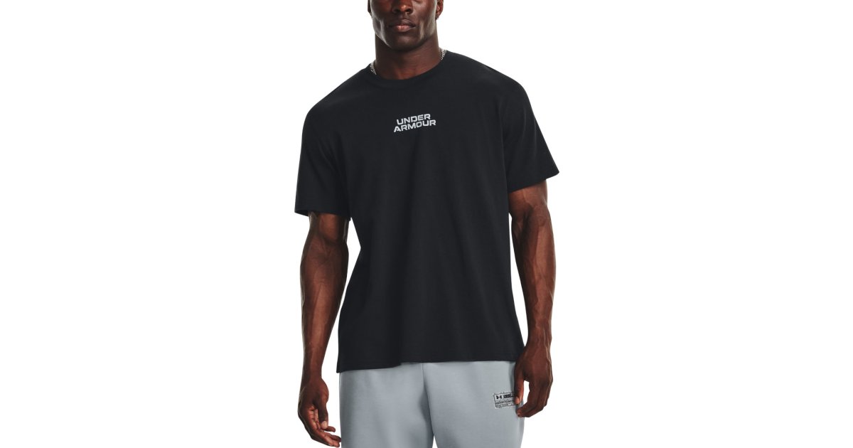 Тениска Under Armour Outline Heavyweight Tee Черно | 1379109-001, 1