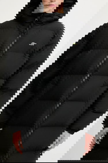 Пухо яке Lacoste Long Hooded Winter Puffer Coat Черно | BH9221, 3