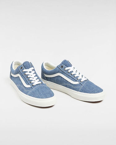 Кецове и обувки Vans Old Skool Shoes (threaded Denim Blue/white) Unisex Blue, Size 3 Тюркоазено | VN000CR5Y6Z, 1