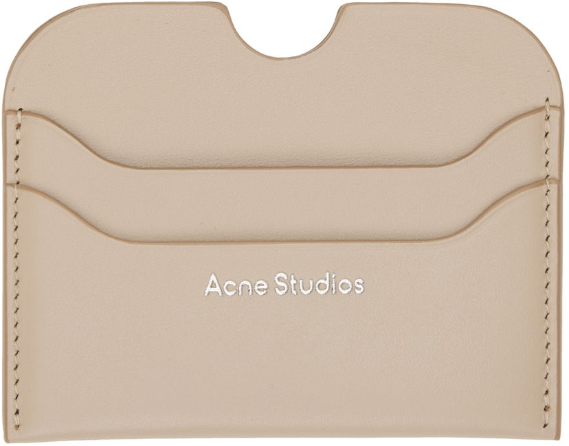 Портфейл Acne Studios Slim Card Holder Бежово | CG0234-