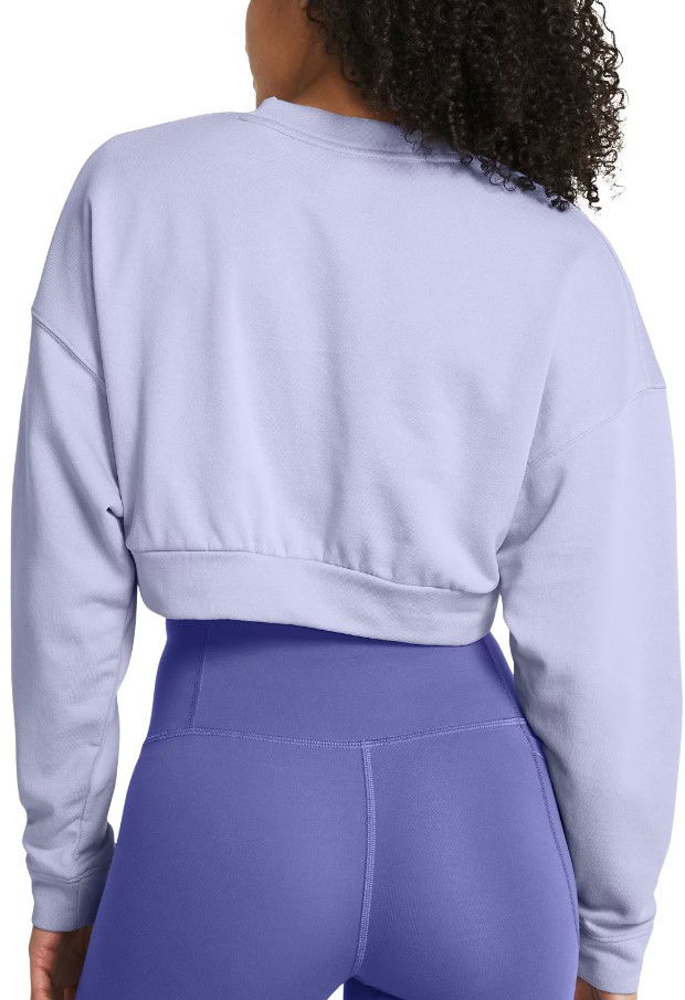 Суитчър Under Armour Rival Terry OS Crop Crw-PPL Лилаво | 1382738-539, 1
