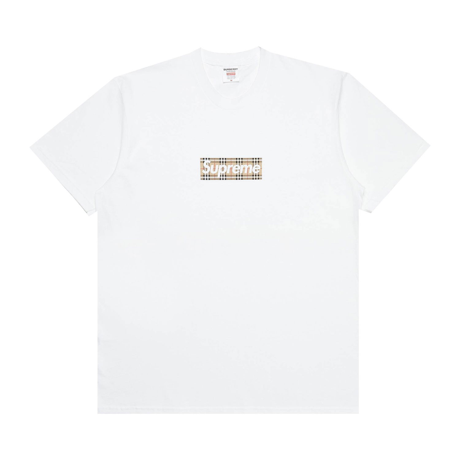 Тениска Supreme Burberry x Box Logo Tee Бяло | SS22T1 WHITE, 1
