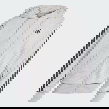 Суитчър adidas Performance Essentials Full-Zip Hoodie Сиво | JE6338, 4
