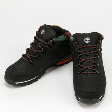 Кецове и обувки Timberland Euro Sprint Mid Hiker "Black Nubuck" Черно | A2K7Z 001, 2
