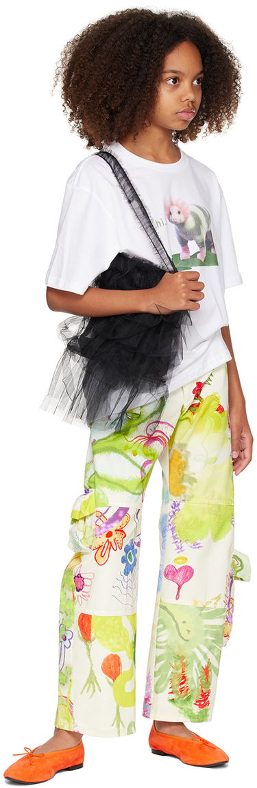 Голяма пазарска чанта Collina Strada Collina Strada Extra Small Mist Tulle Tote Bag Черно | XX9019 TULLE, 3