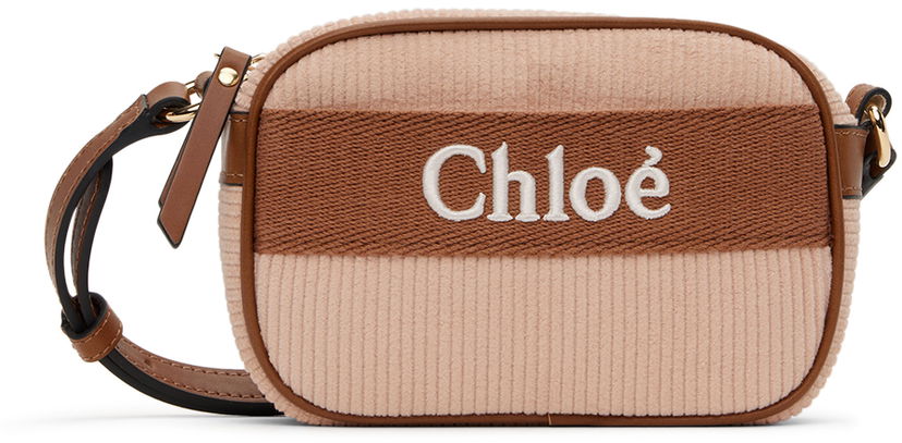 Дамска чанта CHLOÉ Embroidered Logo Bag Бежово | C20273