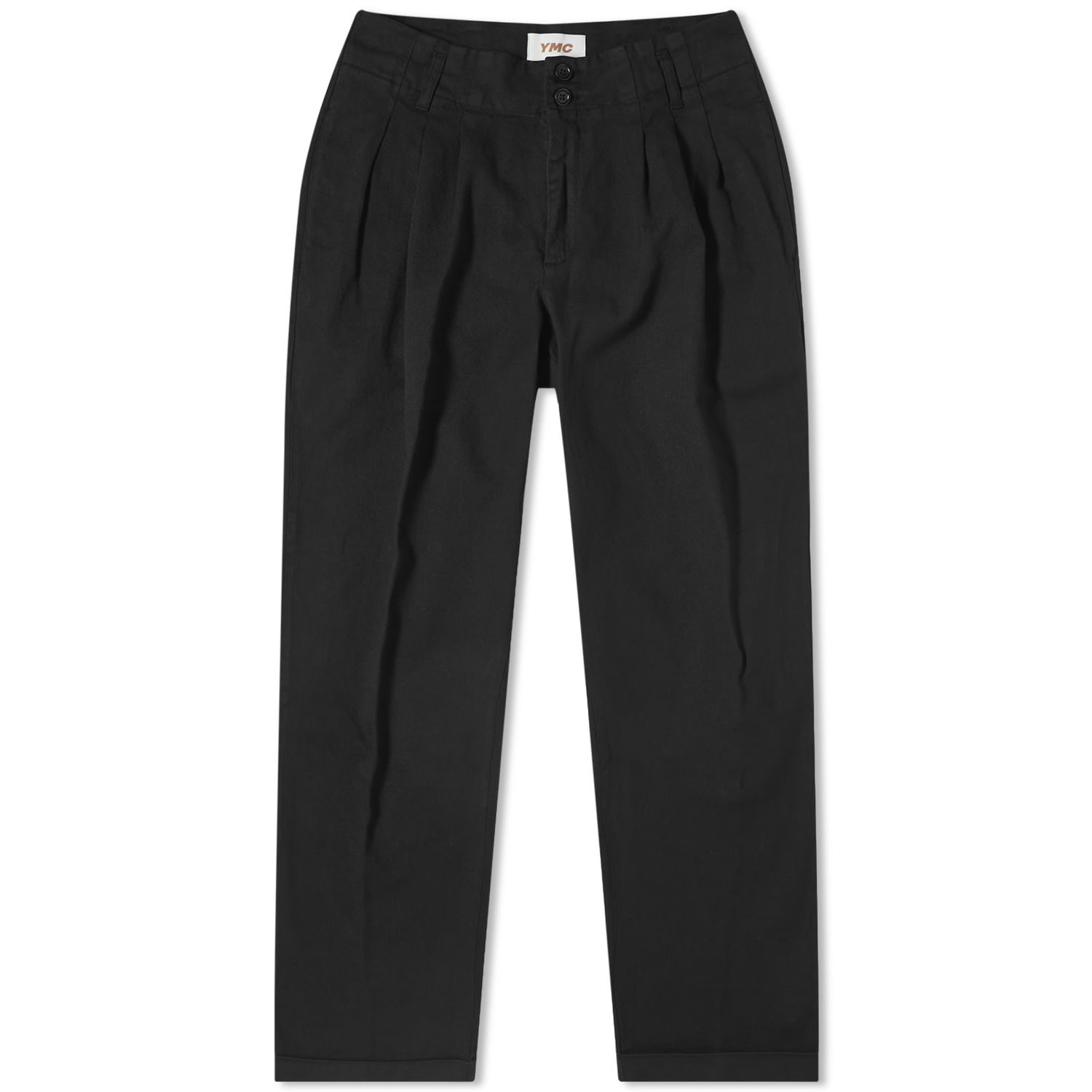 Панталони YMC YMC Earth Keaton Pleated Trousers Черно | Q4AZG-01, 1