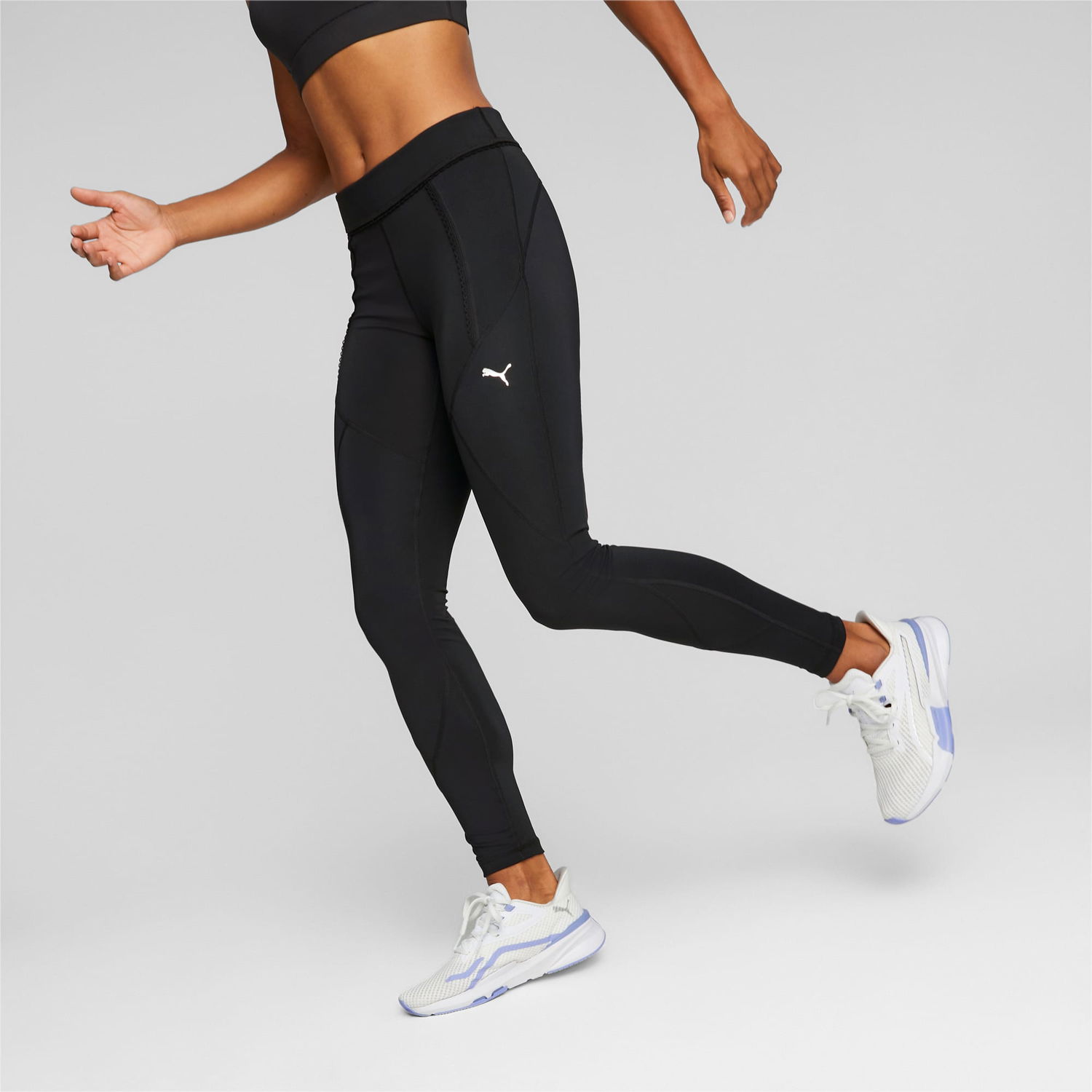 Клинове Puma x PAMELA REIF Scallop Contour Training Leggings Черно | 523063_01, 0