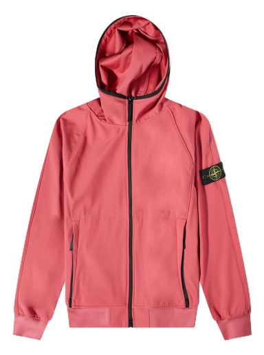 Ветровка Stone Island Light Soft Shell-R Hooded Jacket Розово | 781540927-V0087