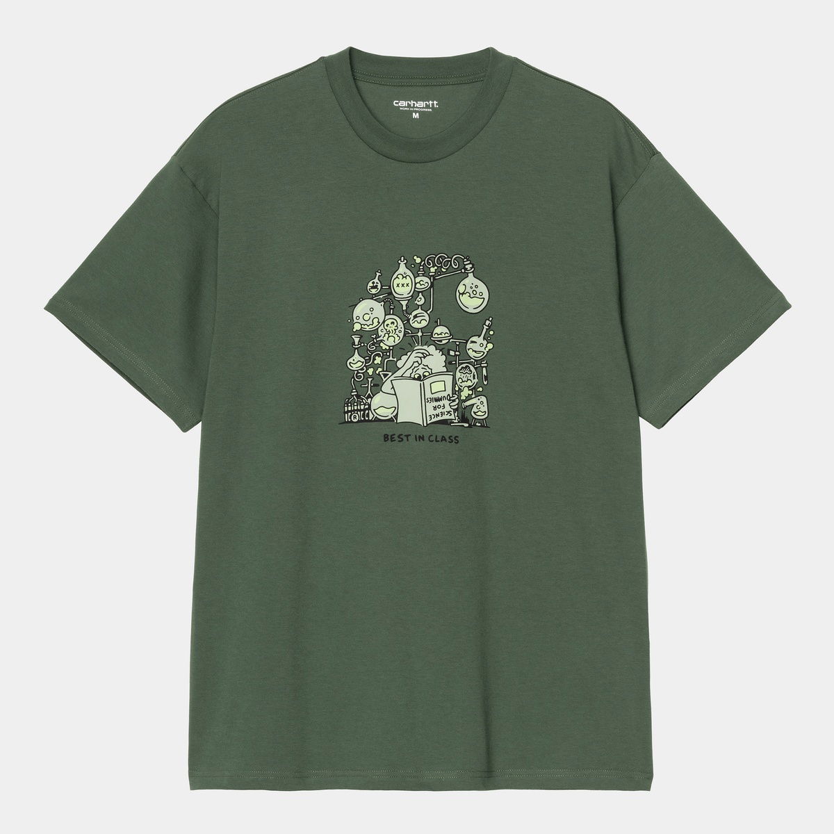 Тениска Carhartt WIP Carhartt WIP Beaker Graphic T-Shirt Зелено | I035456_9, 0