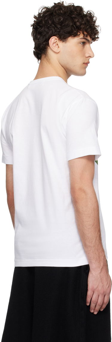 Тениска Comme des Garçons COMME des GARÇONS PLAY Camo Heart T-Shirt Бяло | AZ-T242-051, 2