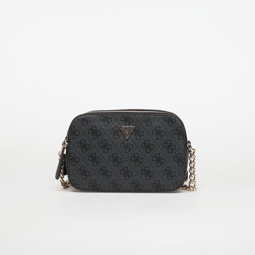 Чанта през рамо GUESS Noelle Ii Logo Crossbody Camera Bag Черно | HWBG9672140-CLO