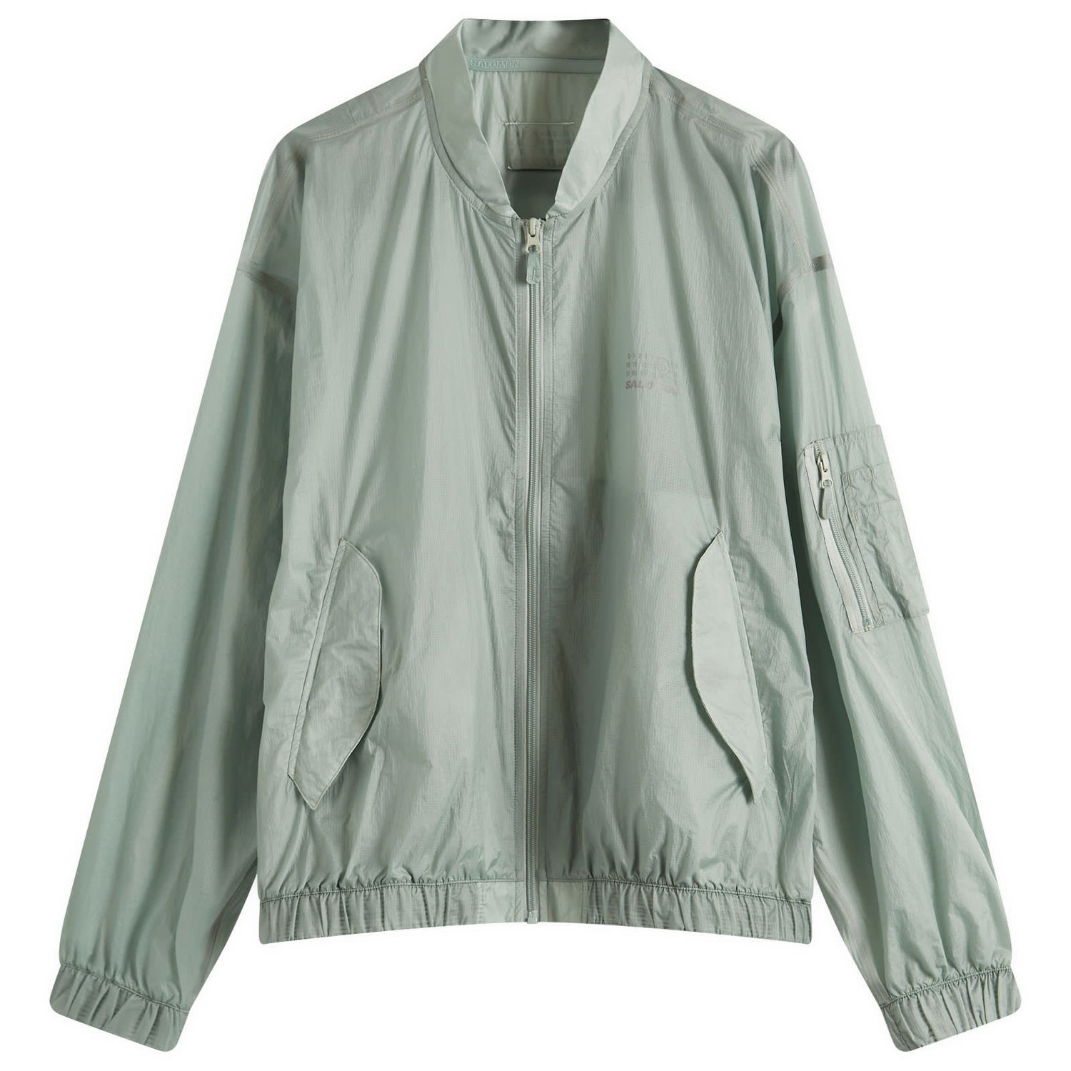 Яке бомбър Maison Margiela MM6 x Salomon Sports Jacket, Size Large Зелено | SH0AM0056-M35418-700, 1