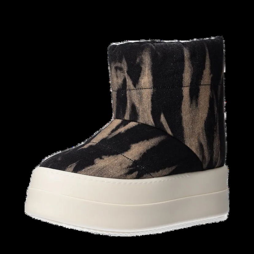 Кецове и обувки Rick Owens Mega Bumper Low Lunar Platform Boots Черно | DS02D2839.DBSUPA