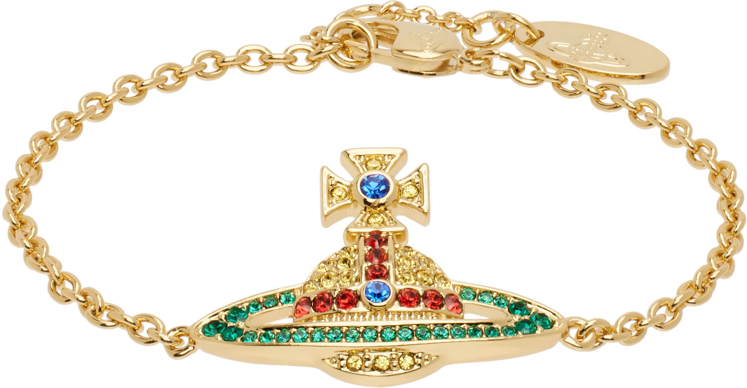 Гривна Vivienne Westwood Vivienne Westwood Kika Chain Bracelet Жълто | 61020055-02R828-, 0