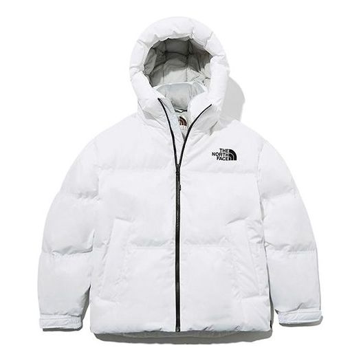 Пухо яке The North Face 1996 Nuptse Eco Hooded Puffer Jacket Бяло | NJ1DL80J
