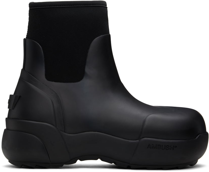 Дъждобран Ambush AMBUSH Rubber Boots Черно | BWIE003F24MAT0011010