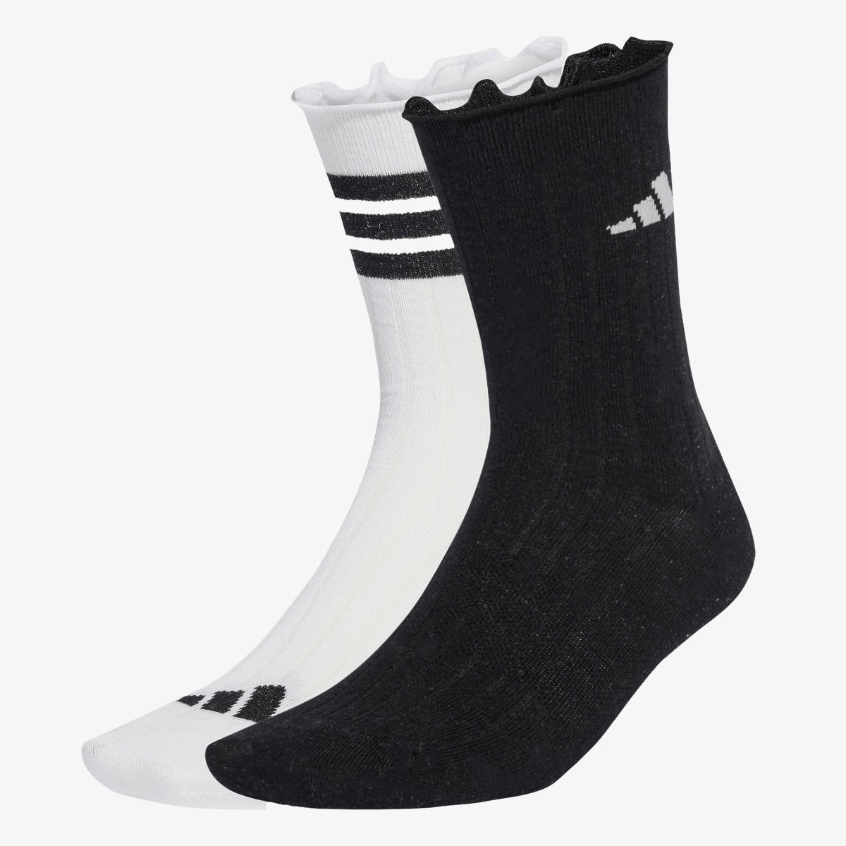 Чорапи adidas Performance Glow Crew Socks 2 Pairs Черно | JX5726, 1