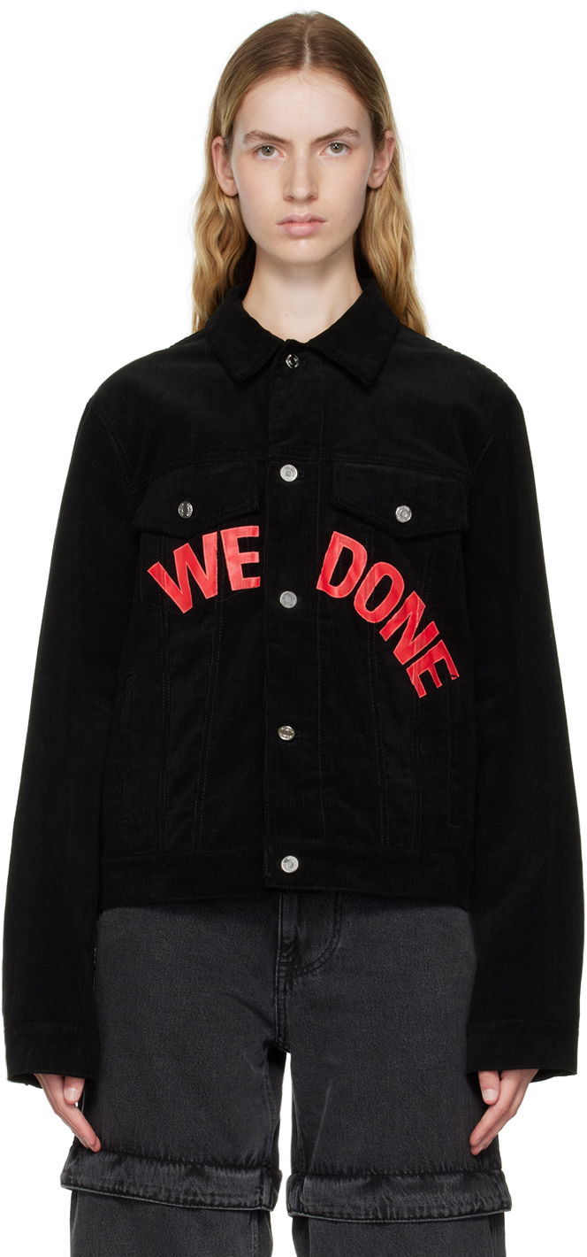 Яке бомбър We11done We11Done Corduroy Jacket Черно | WD-DJ3-22-375-U-BK, 0
