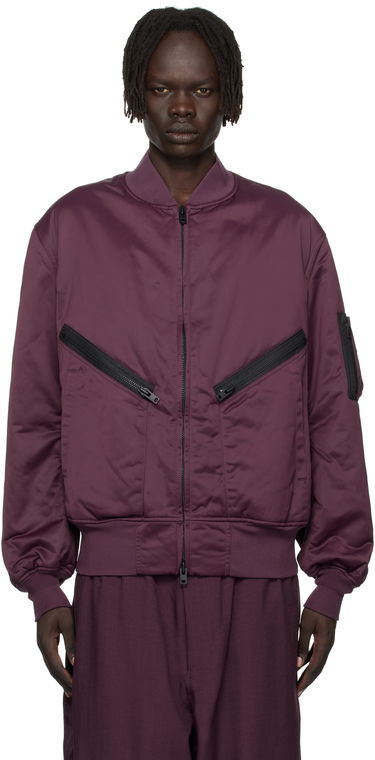 Яке бомбър Y-3 Y-3 Insulated Bomber Jacket Бургунди | KA2397, 0