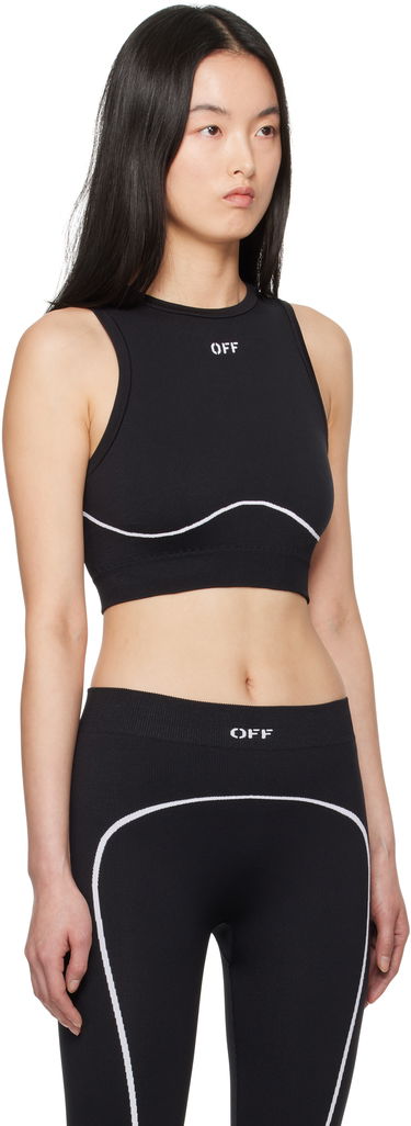 Потник Off-White Off-White Stamp Seamless Sports Bra Черно | OWVO05AC99KNI0021001, 1