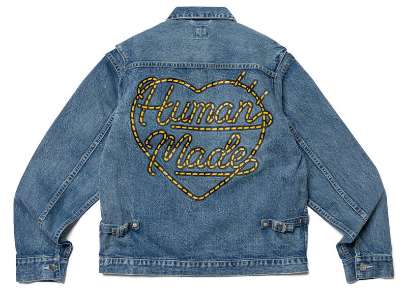 Яке Human Made Storm Cowboy Denim Jacket Синьо | HM25JK022