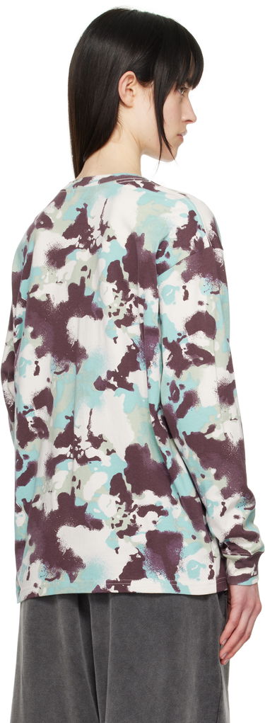 Тениска BAPE A Bathing Ape Map Camo Long Sleeve T-Shirt Многоцветен | 001LTL302001L, 2