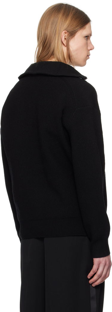 Пуловер JW Anderson JW Anderson Half-Zip Knit Sweater Черно | KW1285-YN0372, 2