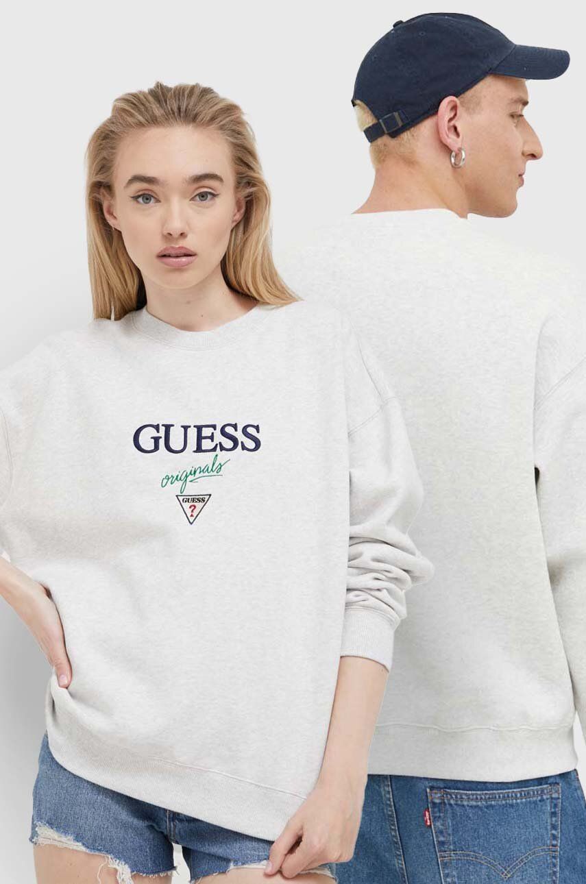 Суитчър GUESS Go Baker Logo Crew Бяло | SM2BQ09K9YH1, 0