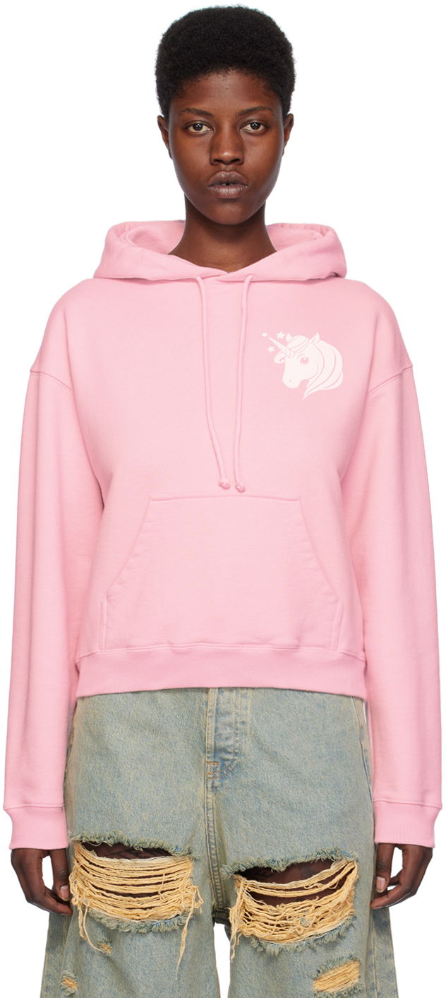 Суитчър VETEMENTS Unicorn Hoodie Розово | WE64HD200P, 0
