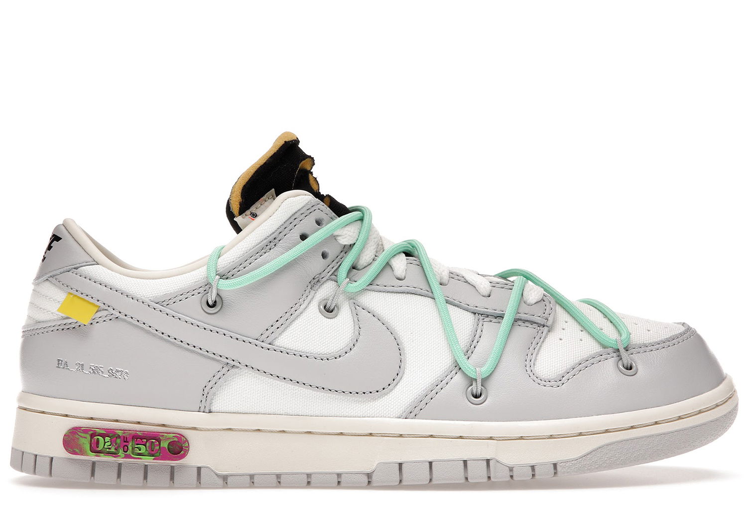 Кецове и обувки Nike Dunk Low Off-White Lot 4 Сиво | DM1602-114, 0