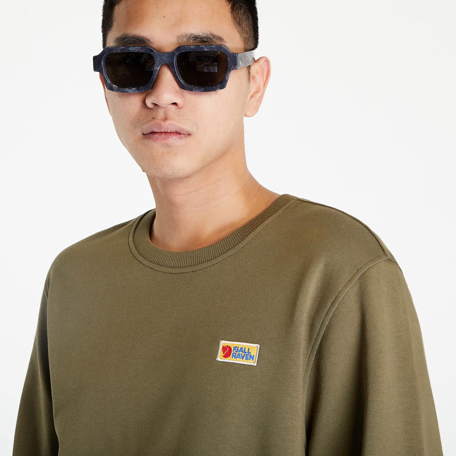 Суитчър FJÄLLRÄVEN Vardag Sweater M Зелено | F87070-620, 1