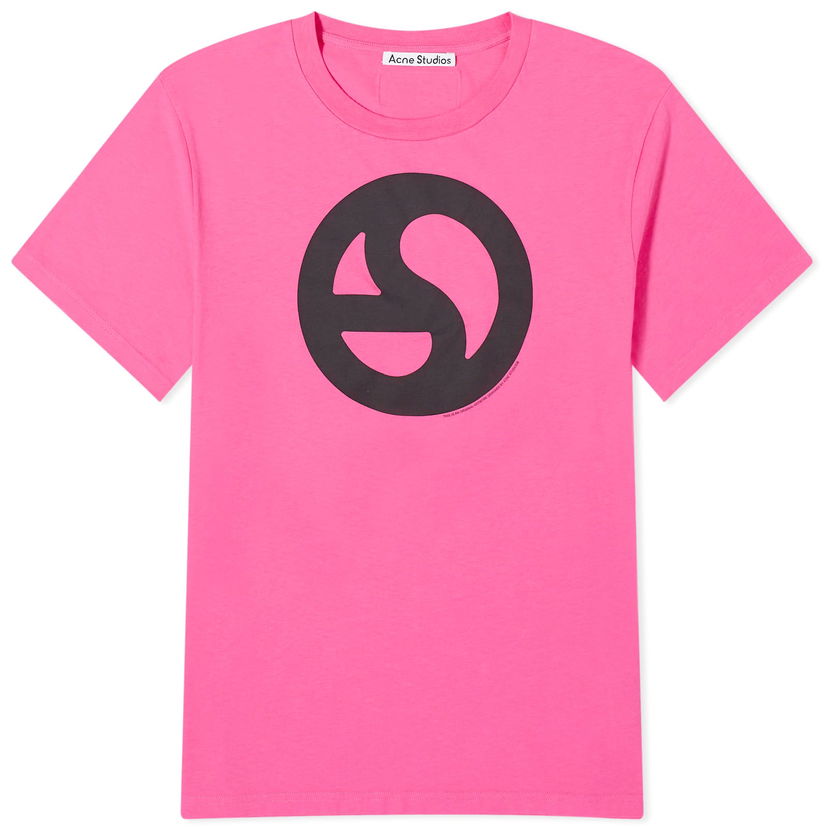 Тениска Acne Studios Everest Logogram T-Shirt Розово | CL0265-ASA