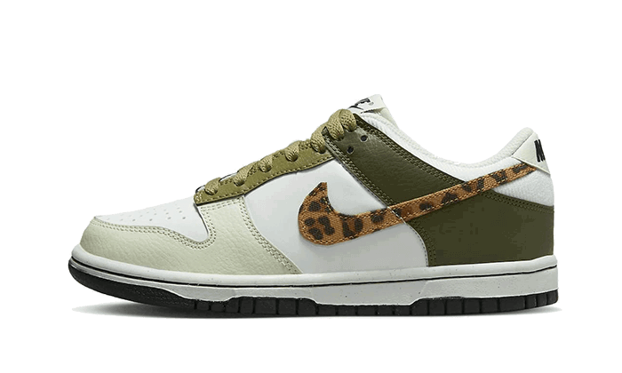 Кецове и обувки Nike Dunk Low "Leopard" GS Зелено | DX9282-100, 0
